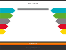 Tablet Screenshot of nombres.de
